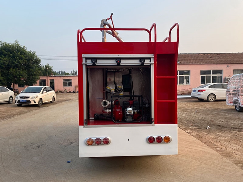 bus fire truck