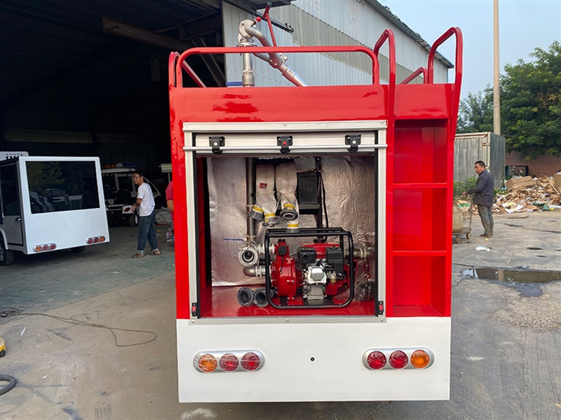 bus fire truck