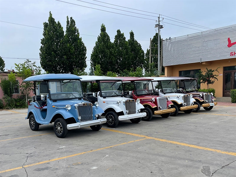 Vintage cars 3 rows of 8 seats