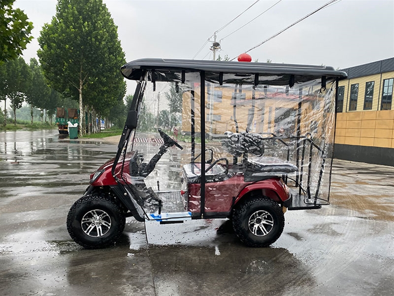 Golf cart 1+1 row, 4 seats